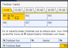 Illustration af betjeningspanelets sk&aelig;rm