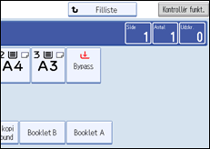 Illustration af betjeningspanelets sk&aelig;rm