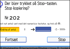 Illustration af betjeningspanelets sk&aelig;rm