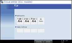 Illustration af betjeningspanelets sk&aelig;rm