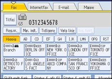 Illustration af sk&aelig;rmen p&aring; betjeningspanelet