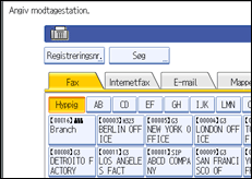 Illustration af sk&aelig;rmen p&aring; betjeningspanelet