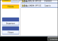 Illustration af sk&aelig;rmen p&aring; betjeningspanelet