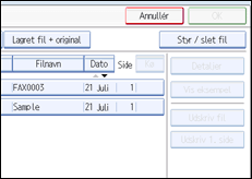 Illustration af sk&aelig;rmen p&aring; betjeningspanelet
