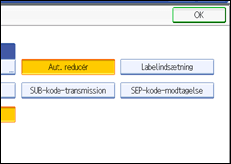 Illustration af sk&aelig;rmen p&aring; betjeningspanelet