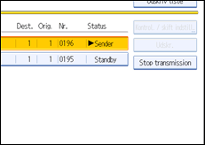 Illustration af sk&aelig;rmen p&aring; betjeningspanelet