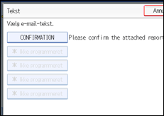 Illustration af sk&aelig;rmen p&aring; betjeningspanelet
