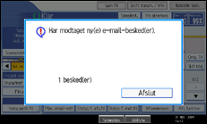 Illustration af sk&aelig;rmen p&aring; betjeningspanelet