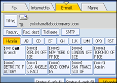 Illustration af sk&aelig;rmen p&aring; betjeningspanelet