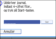 Illustration af sk&aelig;rmen p&aring; betjeningspanelet