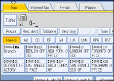 Illustration af sk&aelig;rmen p&aring; betjeningspanelet
