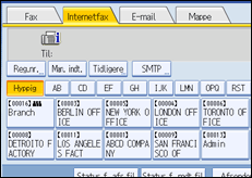 Illustration af sk&aelig;rmen p&aring; betjeningspanelet