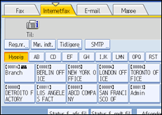 Illustration af sk&aelig;rmen p&aring; betjeningspanelet