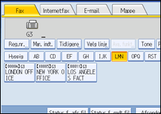 Illustration af sk&aelig;rmen p&aring; betjeningspanelet