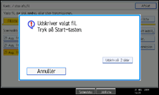 Illustration af sk&aelig;rmen p&aring; betjeningspanelet