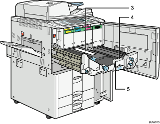 Nummereret illustration af hovedenheden