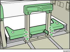 Illustration af bred elevatorkassette.