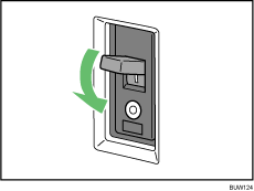 Illustration af fejlstr�msafbryderen