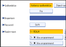 Illustration af sk&aelig;rm p&aring; betjeningspanel