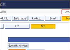 Illustration af sk&aelig;rm p&aring; betjeningspanel