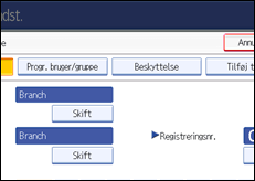 Illustration af sk&aelig;rm p&aring; betjeningspanel