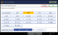 Illustration af sk&aelig;rmen p&aring; betjeningspanelet