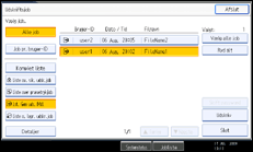 Illustration af sk&aelig;rmen p&aring; betjeningspanelet
