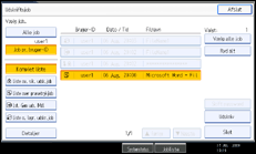Illustration af sk&aelig;rmen p&aring; betjeningspanelet