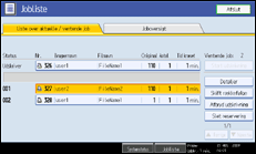 Illustration af sk&aelig;rmen p&aring; betjeningspanelet