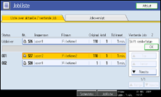 Illustration af sk&aelig;rmen p&aring; betjeningspanelet