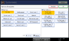 Illustration af sk&aelig;rmen p&aring; betjeningspanelet