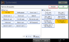 Illustration af sk&aelig;rmen p&aring; betjeningspanelet