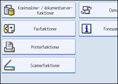 Illustration af sk&aelig;rm p&aring; betjeningspanel