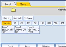 Illustration af sk&aelig;rm p&aring; betjeningspanel