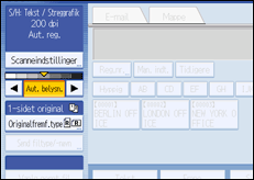 Illustration af sk&aelig;rm p&aring; betjeningspanel