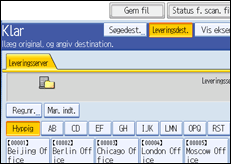 Illustration af sk&aelig;rm p&aring; betjeningspanel