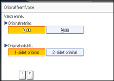 Illustration af sk&aelig;rm p&aring; betjeningspanel