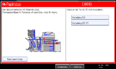 Illustration af sk&aelig;rmen p&aring; betjeningspanelet
