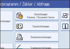 Abbildung des Bedienfeld-Displays
