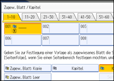 Abbildung des Bedienfeld-Displays