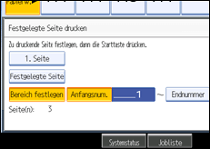Abbildung des Bedienfeld-Displays
