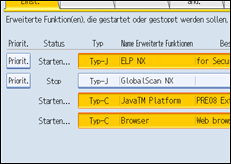 Abbildung Bedienfeld-Display