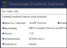 Abbildung Bedienfeld-Display