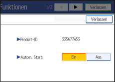 Abbildung Bedienfeld-Display