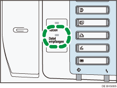 Abbildung der Anzeige "Dateiempfang"