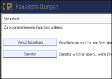 Abbildung des Bedienfelds