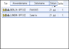 Abbildung des Bedienfelds