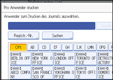 Abbildung des Bedienfelds