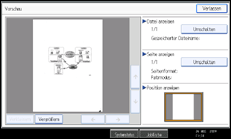Abbildung des Bedienfelds