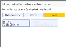 Abbildung des Bedienfelds